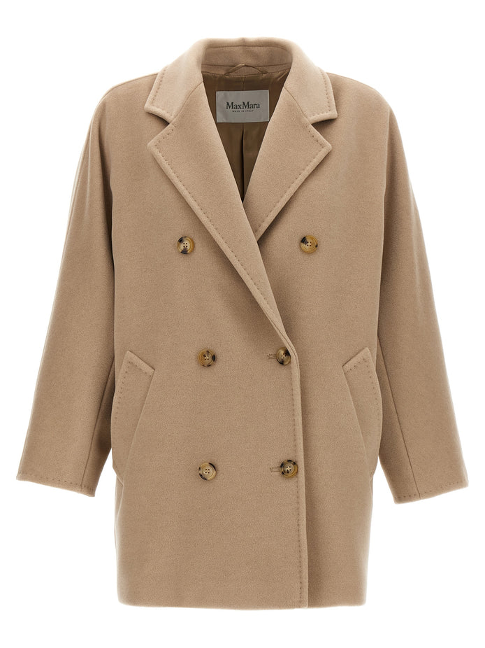 Max Mara Beige Virgin Wool Coat