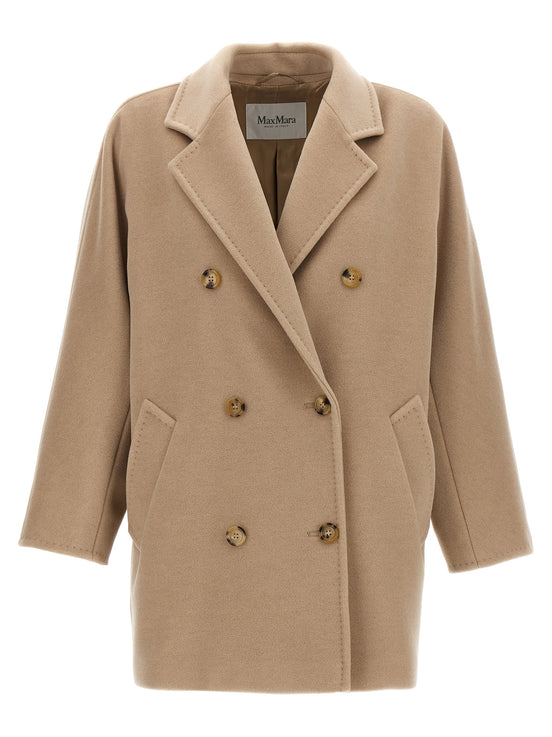 Max Mara Beige Virgin Wool Coat