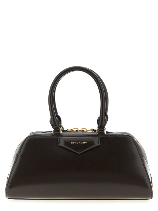 Givenchy Antigona East-West mini Brown Calfskin Handbag