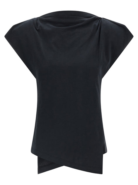 Isabel Marant Black Cotton T-Shirt