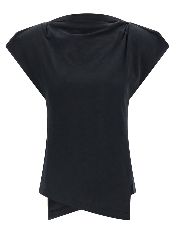 Isabel Marant Black Cotton T-Shirt