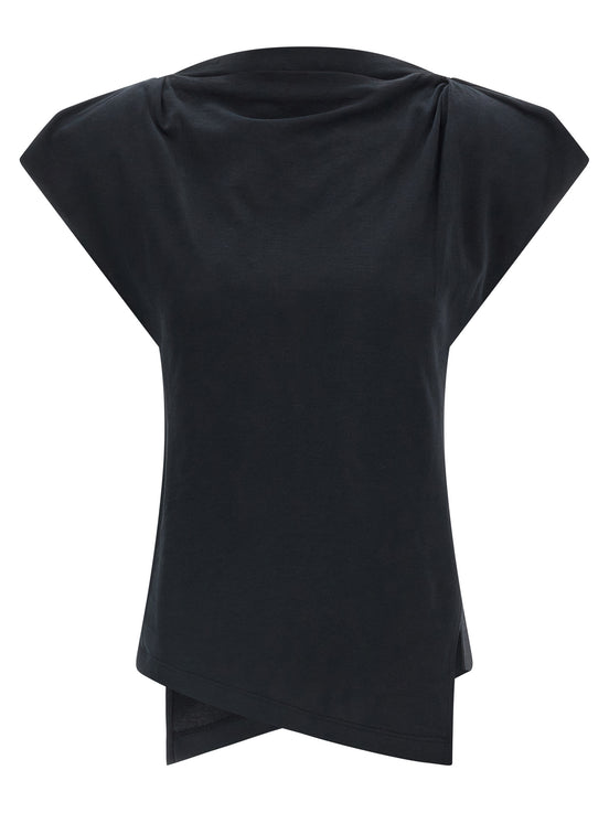 Isabel Marant Black Cotton T-Shirt