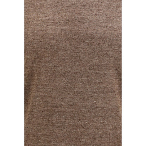 Brunello Cucinelli Brown Linen T-Shirt