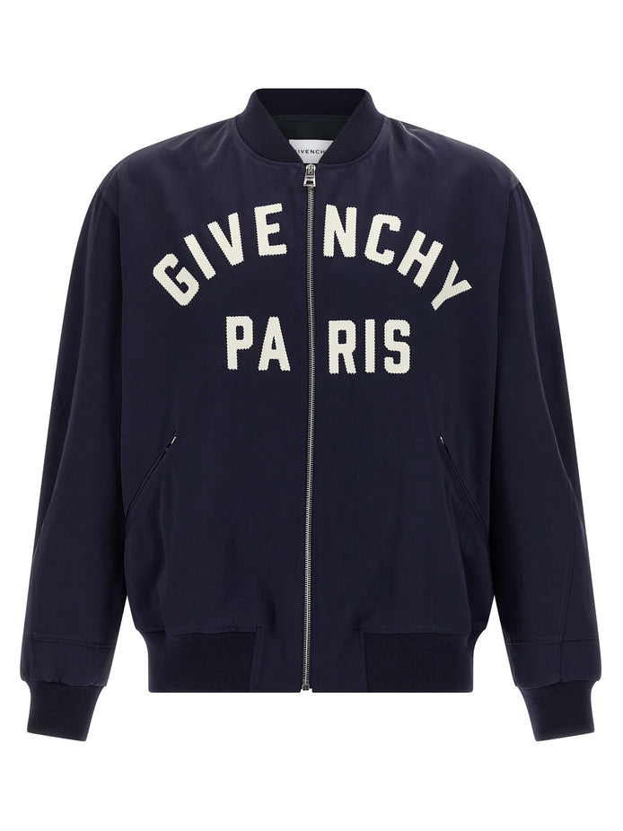 Givenchy Blue Cotton Bomber