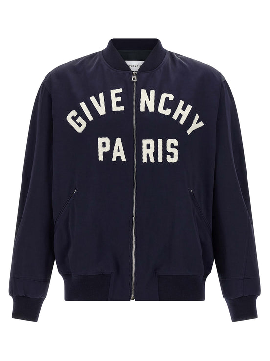 Givenchy Blue Cotton Bomber