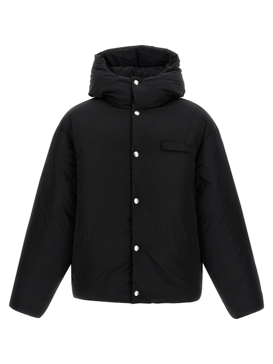 Jacquemus Black Polyamide Full-Length Jacket