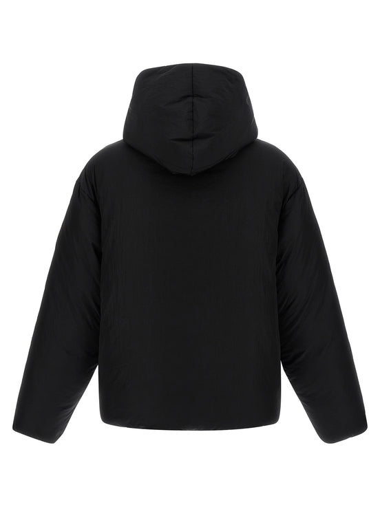 Jacquemus Black Polyamide Full-Length Jacket