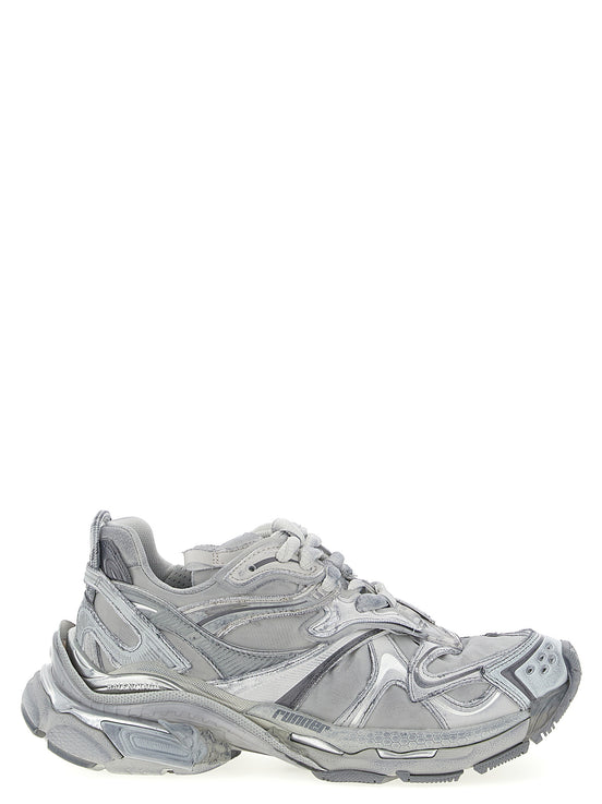 Balenciaga Runner Gray Polyethylene Athletic Sneakers