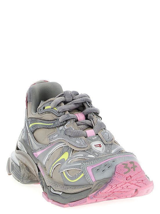 Balenciaga Runner Multicolor Polyethylene Athletic Sneakers