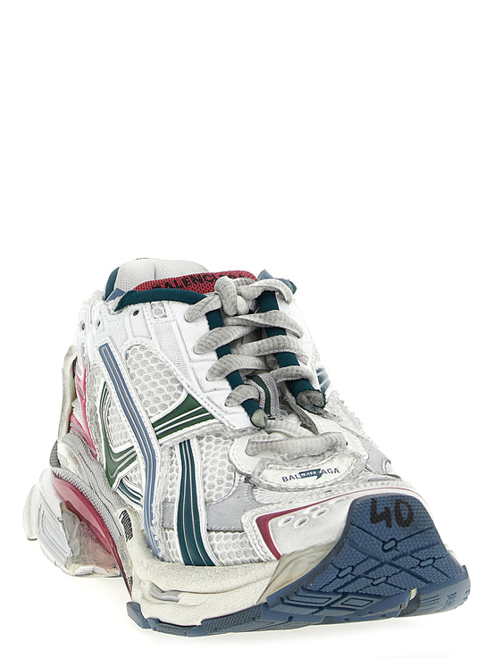 Balenciaga Runner Multicolor Polyethylene Athletic Sneakers