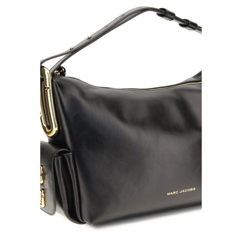 Marc Jacobs Black Calf Leather Bos Taurus Handbag