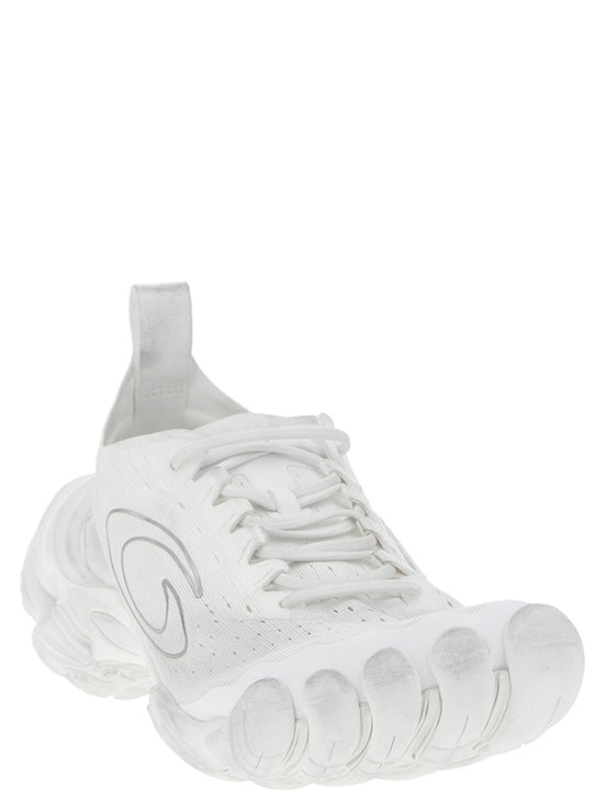 Balenciaga Anatomic Runner White Polyester Athletic Sneakers