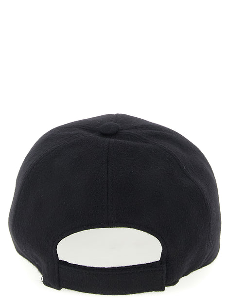 Fendi Black Wool Cap (Baseball Hat)