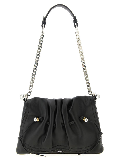 Isabel Marant Black Calfskin Shoulder Bag