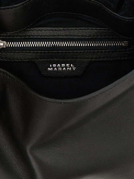 Isabel Marant Black Calfskin Shoulder Bag