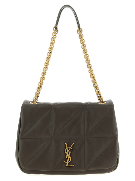 Saint Laurent Bicolor Lamb Leather Shoulder Bag
