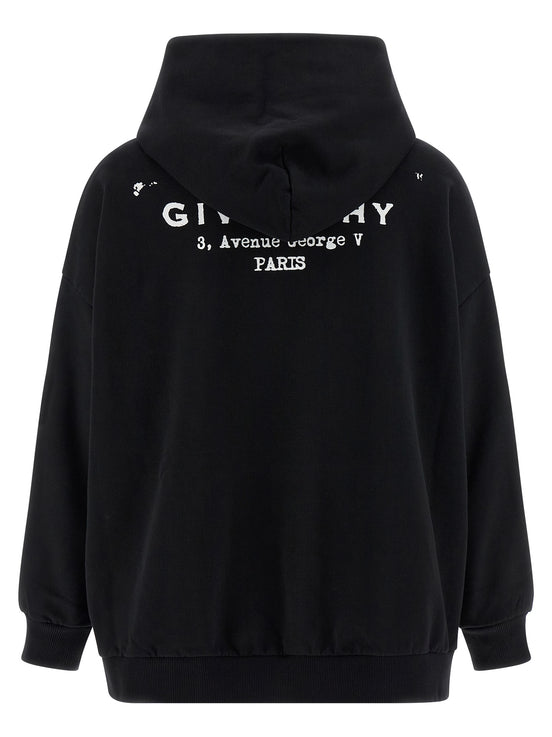Givenchy Bicolor Cotton Hoodie