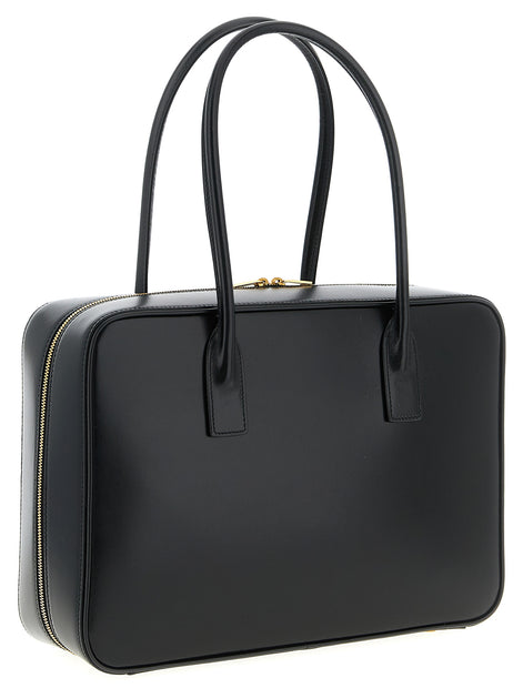 Saint Laurent Black Calfskin Shoulder Bag