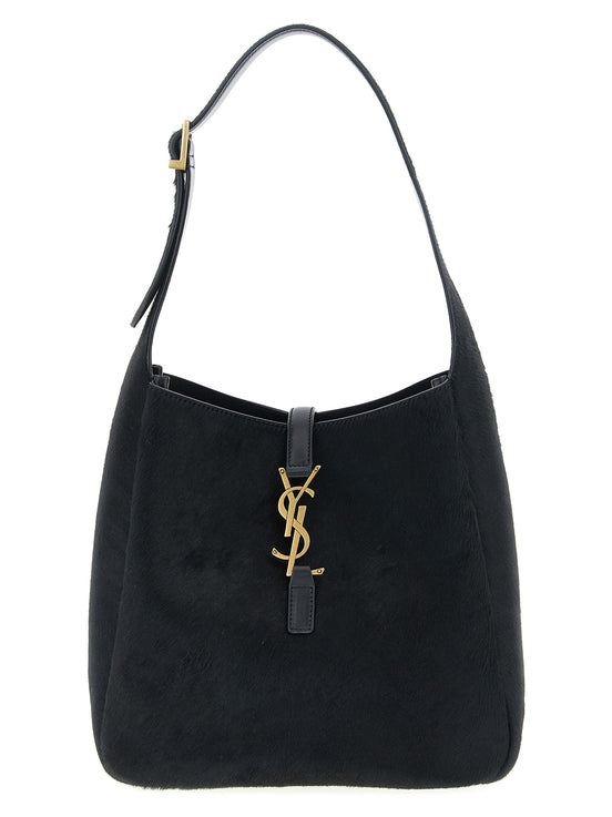 Saint Laurent  Le 5 à 7 Supple small In suede Black Calfskin Shoulder Bag