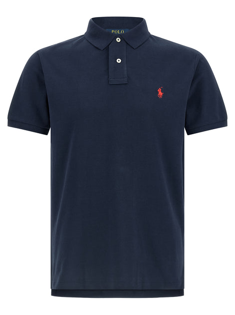 Polo Ralph Lauren Blue Cotton Polo Shirt