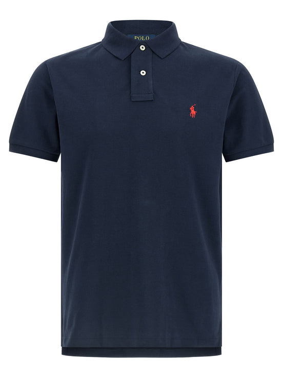 Polo Ralph Lauren Blue Cotton Polo Shirt