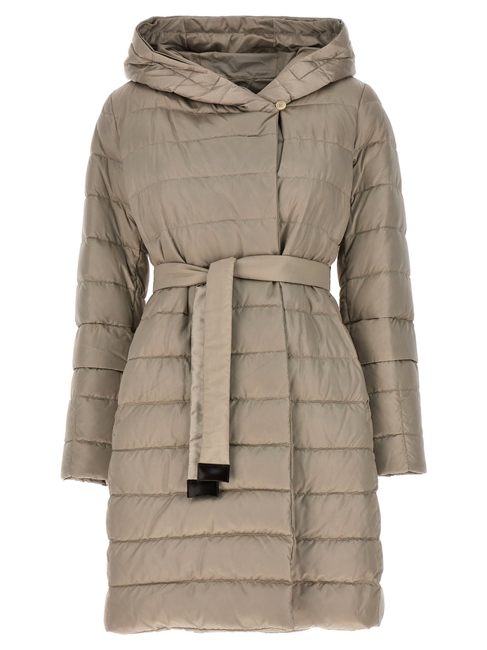 Max Mara Beige Polyamide Full-Length Jacket