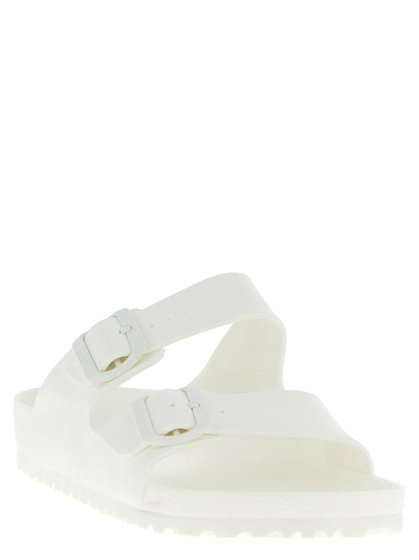 Birkenstock White Synthetic Slides