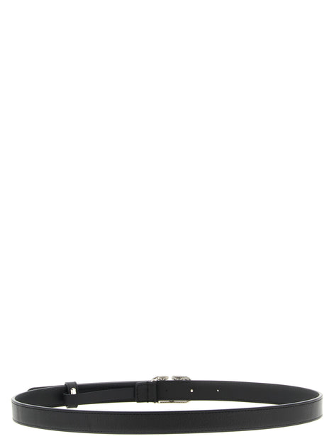 Valentino Garavani Black Calfskin Regular Belt