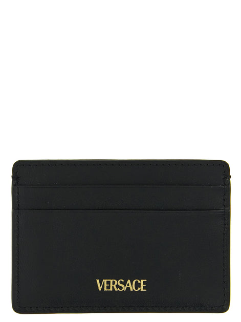 Versace Black Calfskin Cardholder