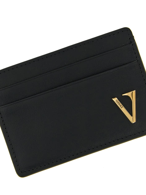 Versace Black Calfskin Cardholder