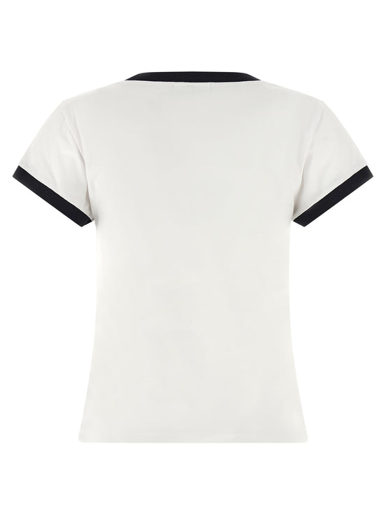 Ganni White Organic Cotton T-Shirt