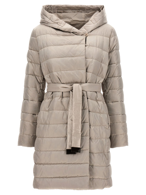 Max Mara White Polyamide Full-Length Jacket