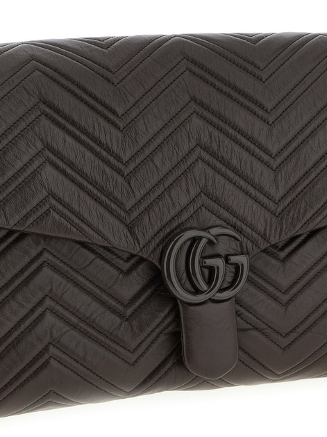 Gucci Brown Calfskin Shoulder Bag