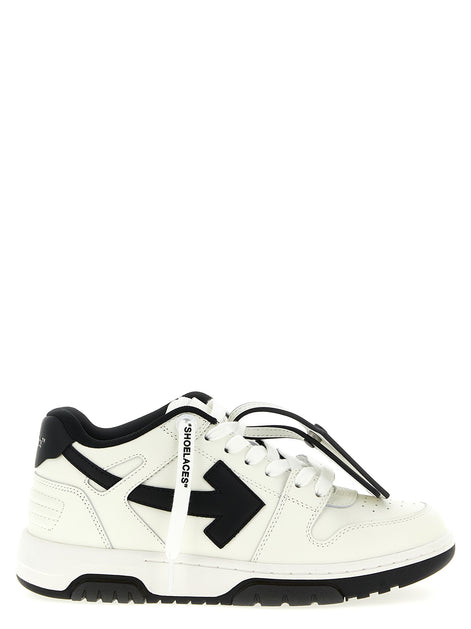 Off-White Bicolor Calfskin Low Top Sneakers