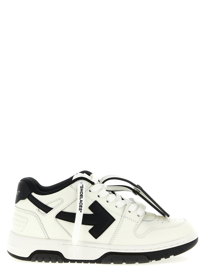 Off-White Bicolor Calfskin Low Top Sneakers
