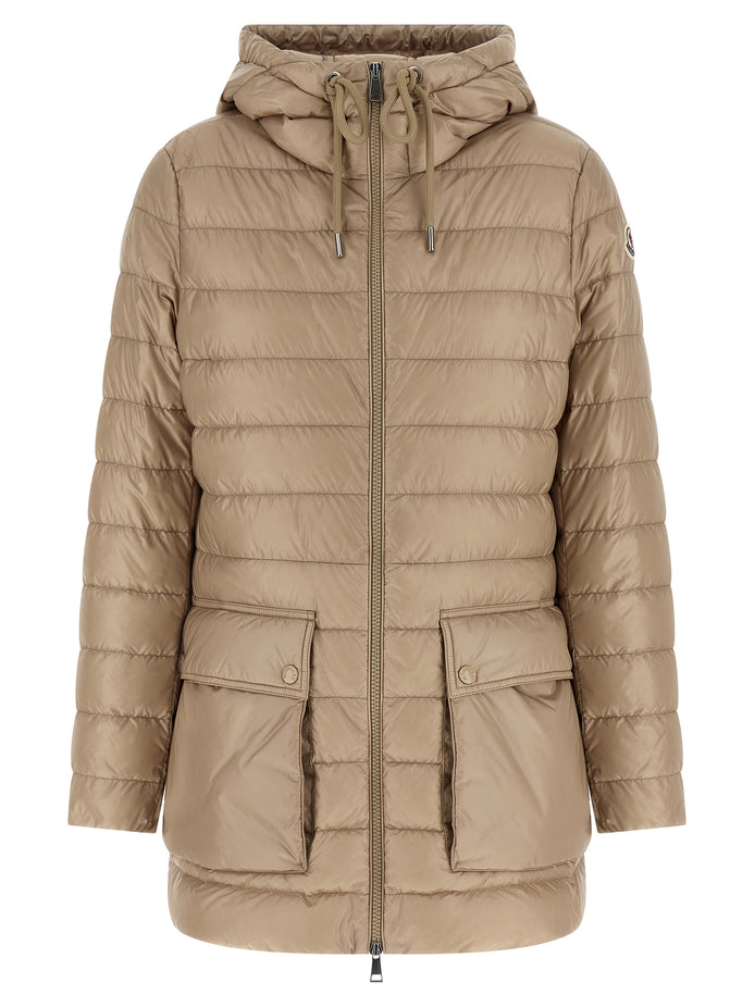 Moncler Beige Polyamide Full-Length Jacket