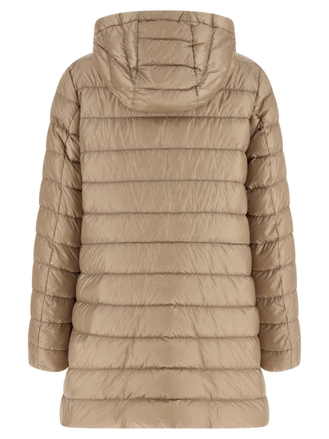 Moncler Beige Polyamide Full-Length Jacket