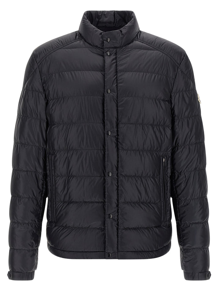 Moncler Blue Polyamide Full-Length Jacket
