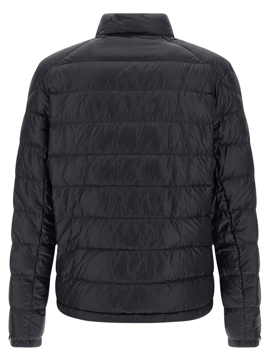 Moncler Blue Polyamide Full-Length Jacket