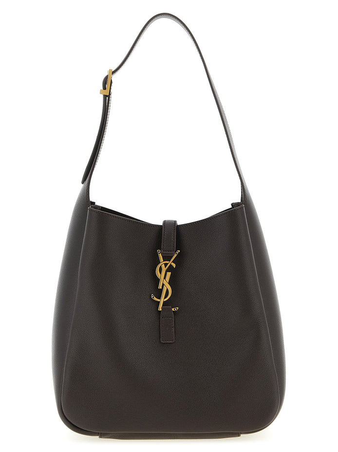 Saint Laurent Brown Calfskin Shoulder Bag