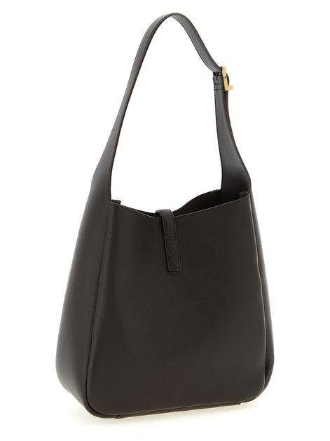 Saint Laurent Brown Calfskin Shoulder Bag