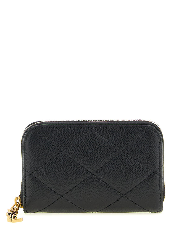 Saint Laurent Black Calfskin Cardholder