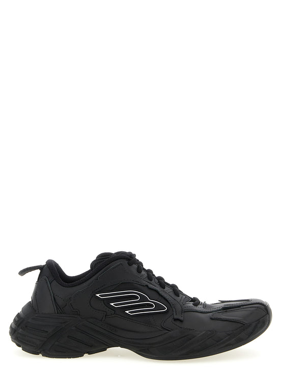 Balenciaga Monday Black Calfskin Athletic Sneakers