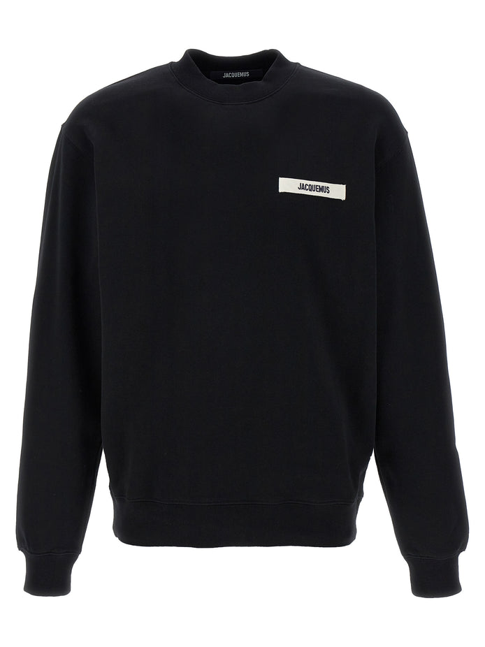 Jacquemus Black Cotton Sweatshirt