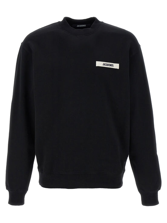 Jacquemus Black Cotton Sweatshirt