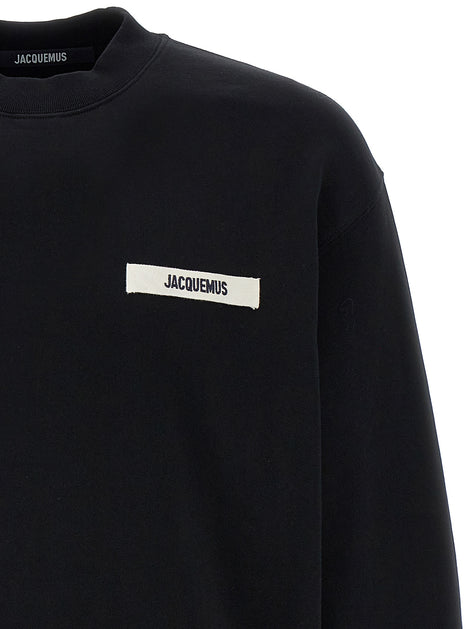 Jacquemus Black Cotton Sweatshirt