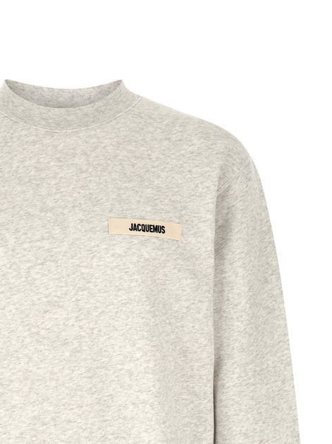 Jacquemus Gray Cotton Sweatshirt