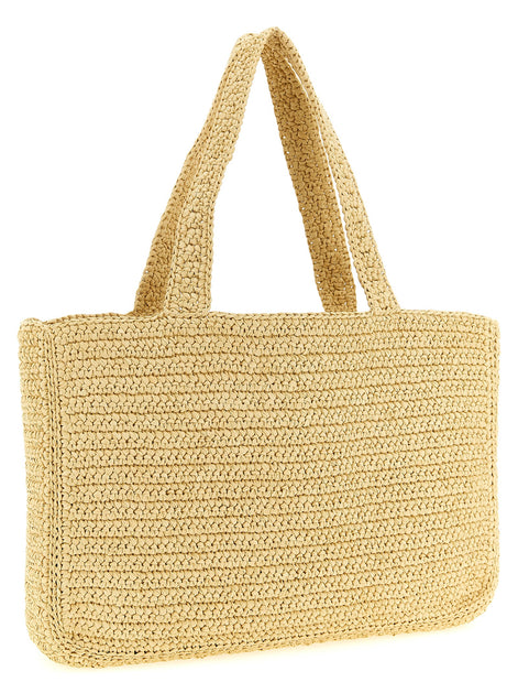Valentino Garavani White Viscose Tote Bag