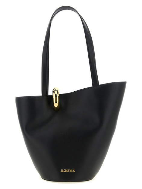 Jacquemus Black Cowhide Shoulder Bag
