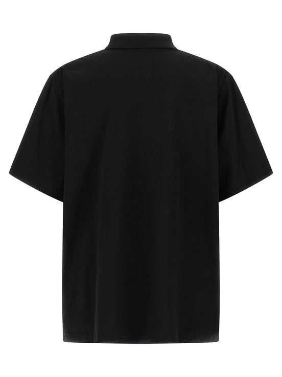 Balenciaga Black Cotton Polo Shirt